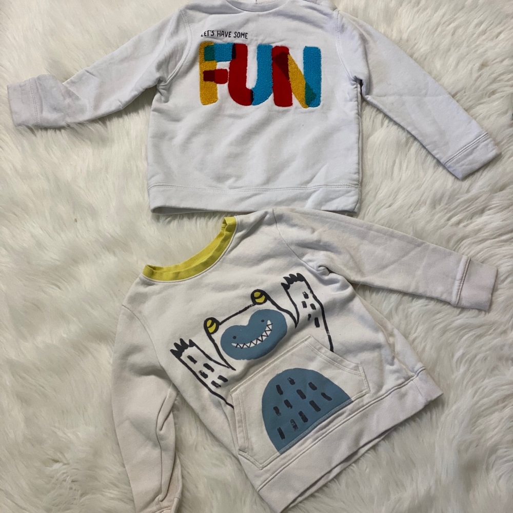 Sweatshirt boy . Set of 2